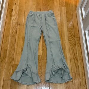 Umgee Flared Bottoms - Light Green